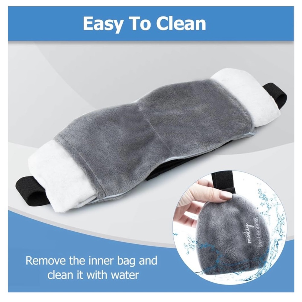 👀 Mokiy Moist Eye Compress Heat Therapy - Picture 8 of 12
